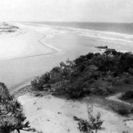 River Mouth at sandslip Red Rock 1940