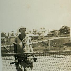 Lady Tennis Player  Red Rock1920