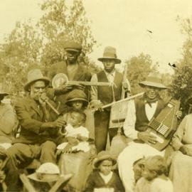 Corindi Concert and Homemade Band, Red Rock, 1922