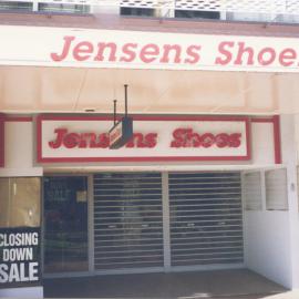 Jensens Shoes shop at the City Centre Mall in Coffs Harbour, 1990s