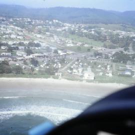 Aerial view of Coffs Harbour, 1977