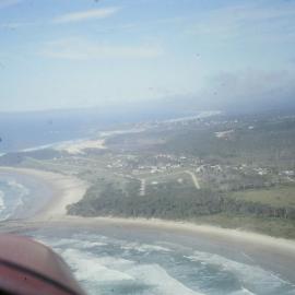 Aerial view of Coffs Harbour, 1977