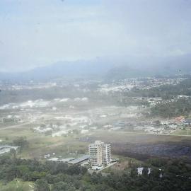 Aerial view of Coffs Harbour, 1977