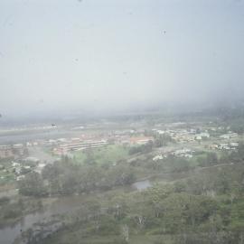 Aerial view of Coffs Harbour, 1977