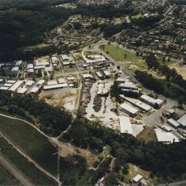 Aerial view of Newcastle Drive industrial estate in Toormina, 1990s