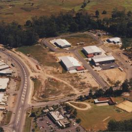 Aerial view of Keona Circuit in the North Boambee Valley, 1990s