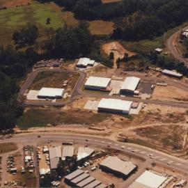 Aerial view of Keona Circuit in the North Boambee Valley, 1990s
