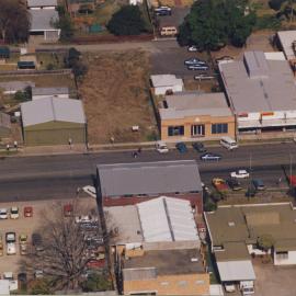 Aerial view of Park Avenue in Coffs Harbour, 1990s