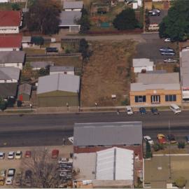 Aerial view of Park Avenue in Coffs Harbour, 1990s