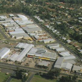 Aerial view of the Bailey Centre on the Pacific Highway, 1990s