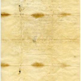 Handwritten song sheets