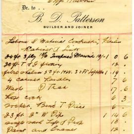 B. D. Patterson invoice, January 1947
