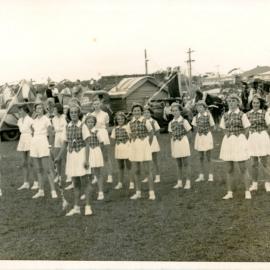 Coffs Harbour Marching Girls in Grafton, c. 1950s