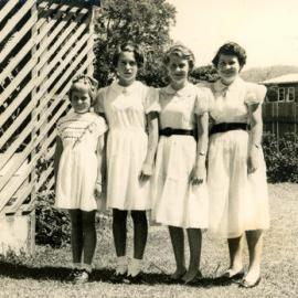 The Archer sisters, August 1954