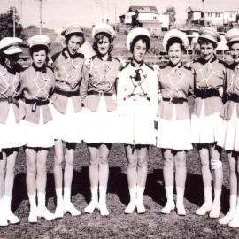 Coffs Harbour Marching Girls in Woolgoolga, 30 September 1956