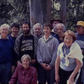 Group in forest