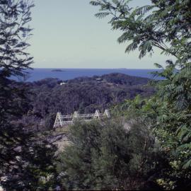 View east from hillside behind The Big Banana