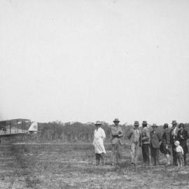 The aeroplane 'Canberra' departing Coffs Harbour Aerodrome, 22 September 1929 
