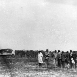 The aeroplane 'Canberra' departing Coffs Harbour Aerodrome, 22 September 1929 