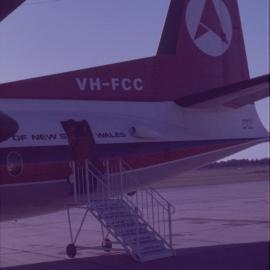 Ansett Fokker F-27 Friendship aeroplane, Coffs Harbour Airport