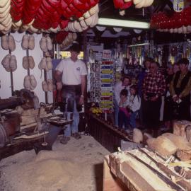 Clog making demonstration, The Clog Barn