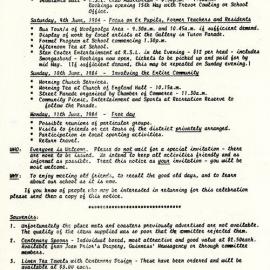 1984 Centenary Celebrations - Woolgoolga Public School