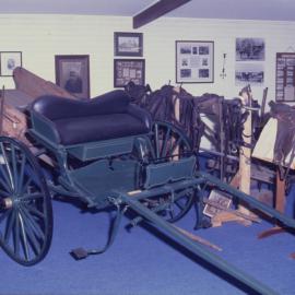 Sulky and spring cart display, Coffs Harbour Regional Museum