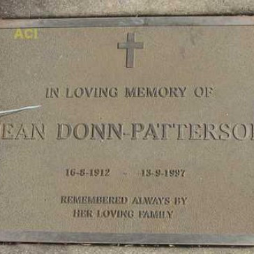 Jean Donn-Patterson Interview, c. 1987