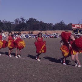 Coffs Harbour Comets cheerleaders