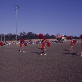 Coffs Harbour Comets cheerleaders