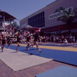 Gymnastics demonstration, City Centre Mall