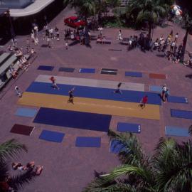 Gymnastics demonstration, City Centre Mall