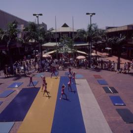 Gymnastics demonstration, City Centre Mall