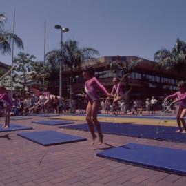 Gymnastics demonstration, City Centre Mall
