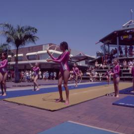 Gymnastics demonstrations, City Centre Mall