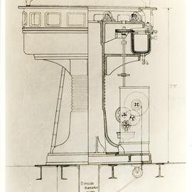 Schematic of the First Order Optic used in the South Solitary Island Lighthouse