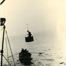 Basket landing at South Solitary Island