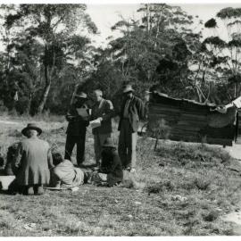 Jack Gerard with companions, c. 1950s