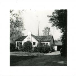 Cottage with TV antenna, c. 1950s