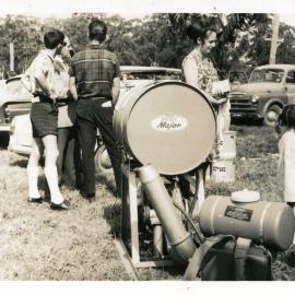 Banana spray misters at a Field Day