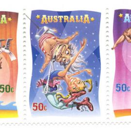 Circus - Under The Big Top 'lick and stick' stamp issue, 2007