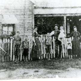 Portrait of a settler's family