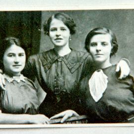 Portrait of three young ladies