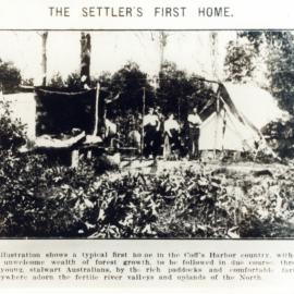 Settler's first home, 1909