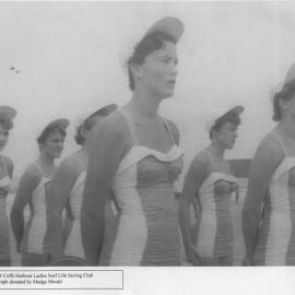 Coffs' Ladies Life Saving Club at Park Beach, 1953 - 1954
