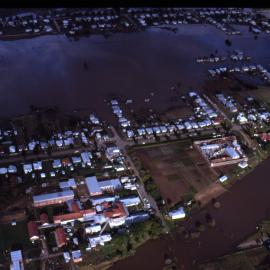 Flooded town, 1967