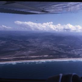 View of the airport runway, 1965