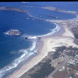 View of the estuary and marina, 1968