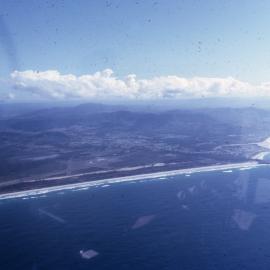Aerial view of Coffs looking north, 1966