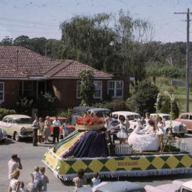Rockmans' parade float in the Centenary Parade, 1970